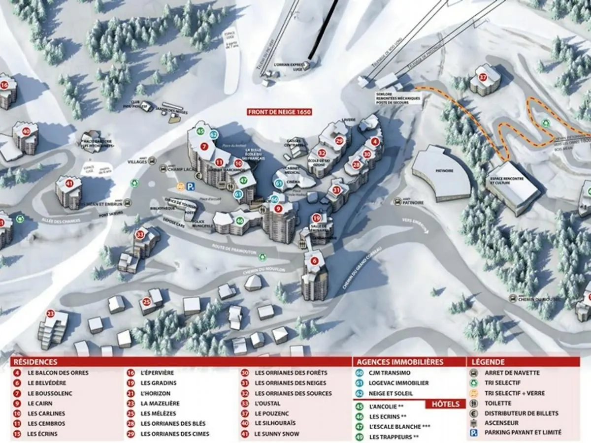 Daire Joli Studio 4 Pers. Au Centre De La Station, Acces Pistes - Fr-1-322-175 Les Orres